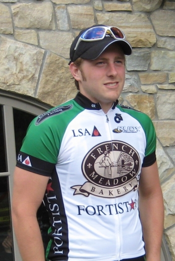 New York State Criterium Champion Joe Cooke